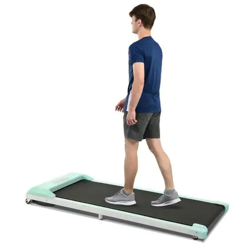 Image of 2 In 1 Under Desk Electric Treadmill 2.5HP, Remote Control, Display, Walking Jogging Running Machine Fitness Equipment For Home Gym Office