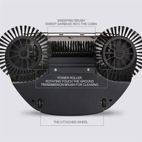 Image of 360 Broom Sweeper **No Electric or Batteries Needed!** Many Different Colors to Choose From.