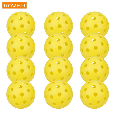 Image of Pickleball 74MM Durable 40 Holes Outdoor 6/12/24Pcs Pickleballs 26g Outdoor for Competition pickleball Packs of Pickleballs