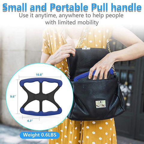 Image of 1pc Auxiliary Standing Tool Aid-Handicap Bar With No-Slip Grip Handles Portable Lift Stand-up Assist Rod Non-slip Pull Handle