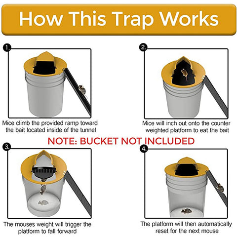 Image of Humane Mouse & Rat Bucket Trap