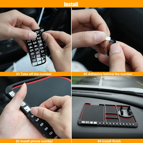 Image of Non Slip Silicone Car Dashboard Mat