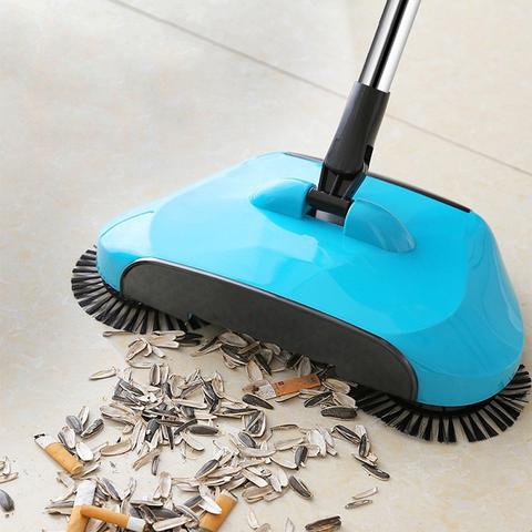 Image of 360 Broom Sweeper **No Electric or Batteries Needed!** Many Different Colors to Choose From.